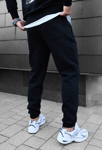 Фото - Спортивные штаны на зиму Staff dax black fleece - Men box