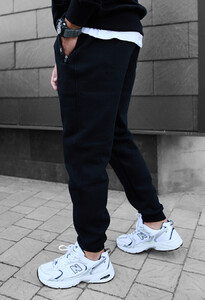 Фото - Спортивные штаны на зиму Staff dax black fleece - Men box