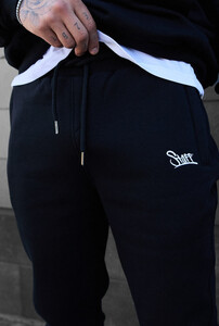 Фото - Черные зимние спортивки Staff bex black logo fleece - Men box