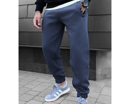 Фото - Серые спортивки на зиму Staff mi gray basic fleece - Men box