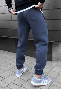 Фото - Серые спортивки на зиму Staff mi gray basic fleece - Men box