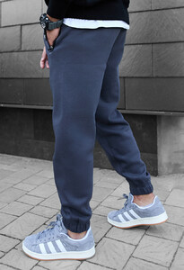 Фото - Серые спортивки на зиму Staff mi gray basic fleece - Men box