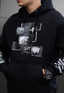 Фото - Тепле молодіжне худі Staff on oversize fleece - Men box