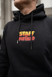 Фото - Патріотичне зимове худі Staff x Buffalo black - Men box