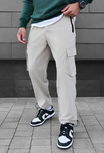 Фото - Светло-бежевые штаны карго Staff cargo al light beige - Men box