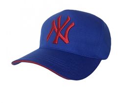 Фото - Мужская кепка от бренда Sport Line синяя с логотипом NY - Men box