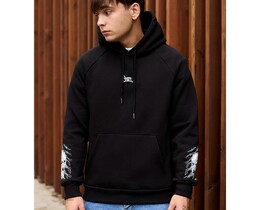 Фото - Молодежное теплое худи Staff logo & mask oversize fleece - Men box