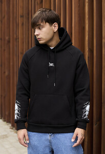 Фото - Молодежное теплое худи Staff logo & mask oversize fleece - Men box