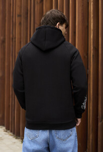 Фото - Молодежное теплое худи Staff logo & mask oversize fleece - Men box