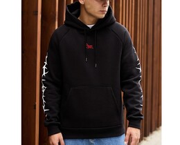 Фото - Утепленное худи Staff logo & wire oversize fleece - Men box