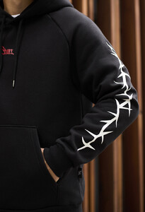 Фото - Утепленное худи Staff logo & wire oversize fleece - Men box