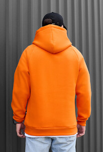 Фото - Яскраве помаранчеве худі Staff orange logo oversize fleece - Men box