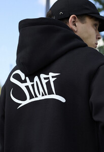 Фото - Базовое теплое худи Staff black logo oversize fleece - Men box
