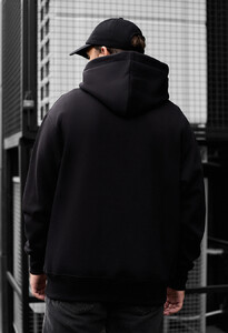 Фото - Базове зимове худі Staff black basic oversize fleece - Men box