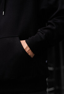 Фото - Базове зимове худі Staff black basic oversize fleece - Men box