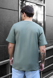Фото - Брендована чоловіча футболка Staff khaki logo - Men box