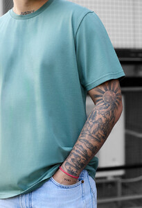 Фото - Футболка бірюзового кольору Staff turquoise basic - Men box