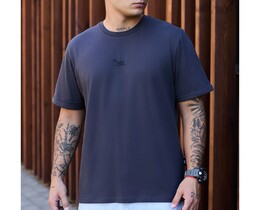 Фото - Темно-сіра футболка Staff dark gray logo - Men box