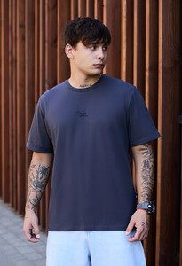 Фото - Темно-сіра футболка Staff dark gray logo - Men box