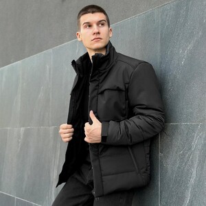 Фото - Повседневная куртка от Pobedov черного цвета Darkness - Men box