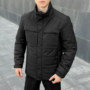 Фото - Повседневная куртка от Pobedov черного цвета Darkness - Men box