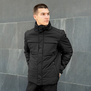 Фото - Повседневная куртка от Pobedov черного цвета Darkness - Men box
