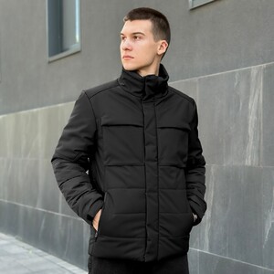 Фото - Повседневная куртка от Pobedov черного цвета Darkness - Men box