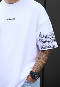 Фото - Патріотична оверсайз футболка Staff Ukraine oversize - Men box