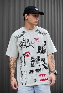 Фото - Молодіжна футболка з принтом Staff extreme oversize - Men box