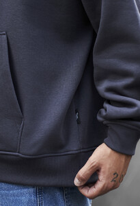 Фото - Теплое темно-серое худи Staff dark gray oversize fleece - Men box