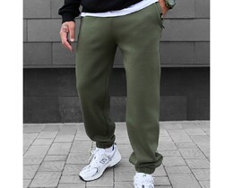 Фото - Спортивки в цвете хаки Staff dexo khaki fleece - Men box