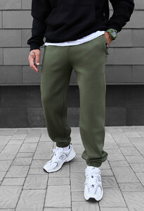 Фото - Спортивки в цвете хаки Staff dexo khaki fleece - Men box
