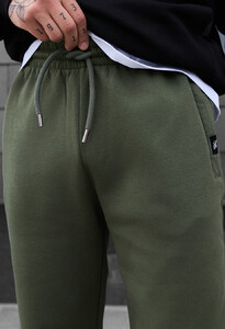 Фото - Спортивки в цвете хаки Staff dexo khaki fleece - Men box