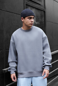 Фото - Однотонный серый свитшот Staff gray oversize fleece - Men box