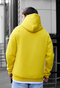 Фото - Яркое утепленное худи Staff lime logo oversize fleece - Men box