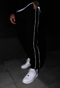 Фото - Чорні спортивки на флісі Staff trix black fleece - Men box