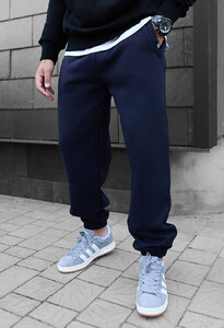 Фото - Спортивные мужские штаны Staff dexo navy fleece - Men box