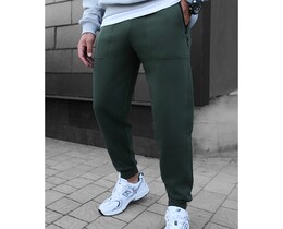 Фото - Зимові спортивні штани Staff ch khaki fleece - Men box