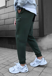 Фото - Зимові спортивні штани Staff ch khaki fleece - Men box