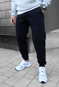 Фото - Базові спортивки на флісі Staff ch black fleece - Men box
