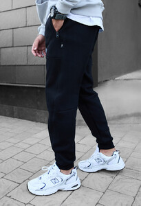 Фото - Базові спортивки на флісі Staff ch black fleece - Men box