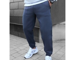 Фото - Мужские теплые штаны Staff ch gray fleece - Men box