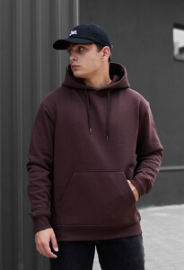 Фото - Унисекс худи коричневого цвета Staff brown fleece - Men box