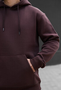Фото - Унисекс худи коричневого цвета Staff brown fleece - Men box