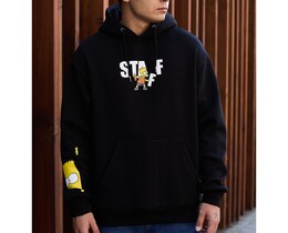 Фото - Молодежное худи на зиму Staff & b oversize fleece - Men box