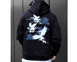 Фото - Оверсайз худи с птицами Staff birds oversize fleece - Men box