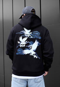 Фото - Оверсайз худи с птицами Staff birds oversize fleece - Men box
