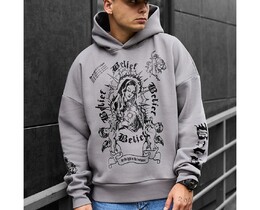 Фото - Утеплене оверсайз худі Staff belief oversize fleece - Men box