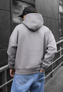 Фото - Утеплене оверсайз худі Staff belief oversize fleece - Men box