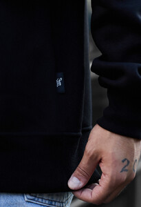 Фото - Черный оверсайз свитшот Staff black oversize fleece - Men box